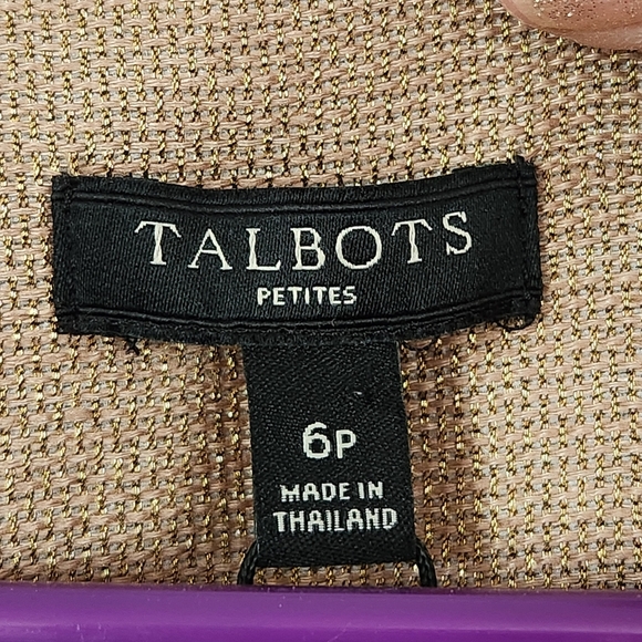 NWT Talbots Tan Gold Linen Blend Jacket & Dress 6 Petite
8039 - Picture 9 of 13
